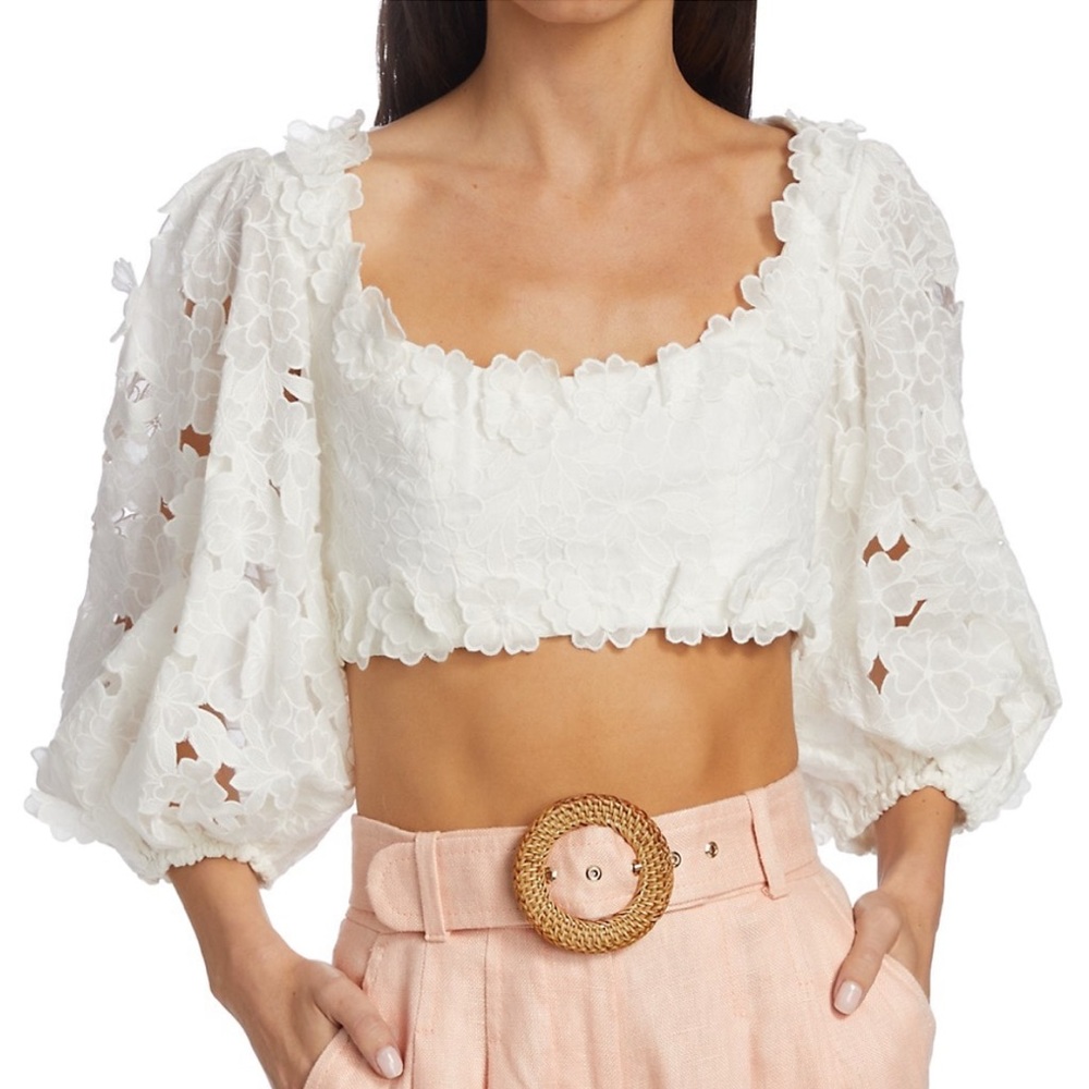 ZIMMERMANN Lola Crop Top